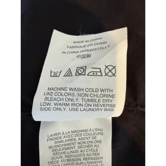 J CREW Women's Black Cotton Eyelet Ruffle Sleeve Dress Size 4 - Picture 8 of 8